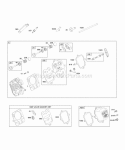 Cylinder Head Diagram and Parts List for 124032-0101-E1  Briggs and Stratton Engine